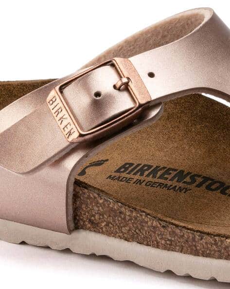 girls rose gold birkenstocks