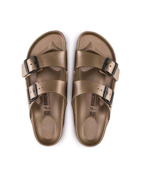 Buy Bronze Sandals for Men by Birkenstock Online Ajio