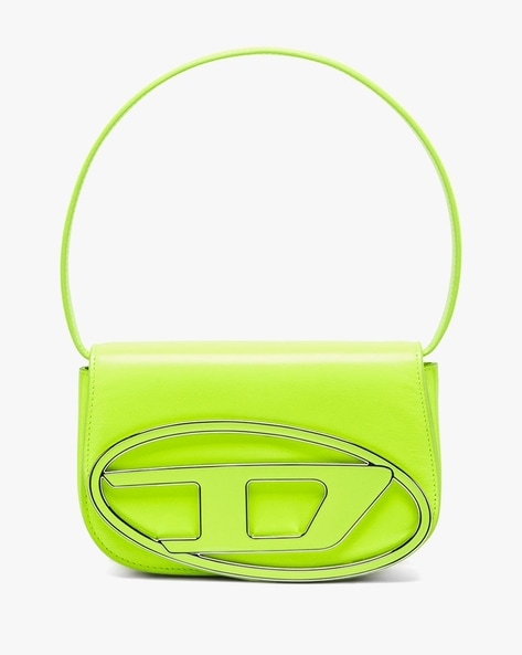 Lips  Lashes Small PouchNeon Green