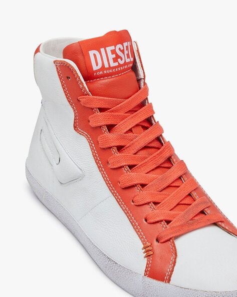 DIESEL Black S-leroji Mid X Sneakers for Men | Lyst