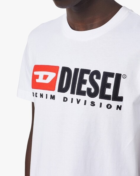 Diesel Men's S-Crew Denim Division Division Sweat Shirt (Medium, White) -  Walmart.com