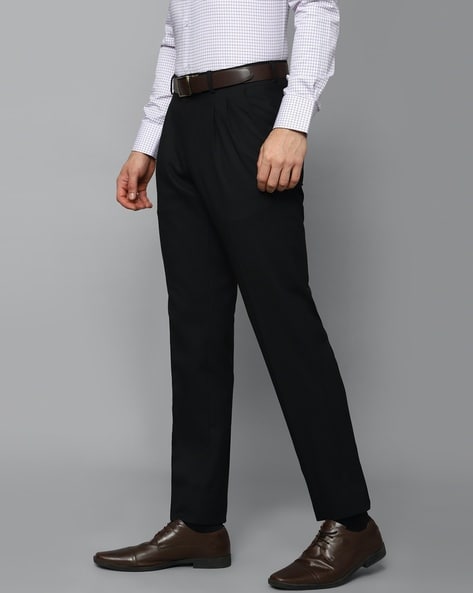 Regular Fit Twin Pleated Trousers