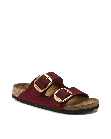 birkenstock sandals burgundy