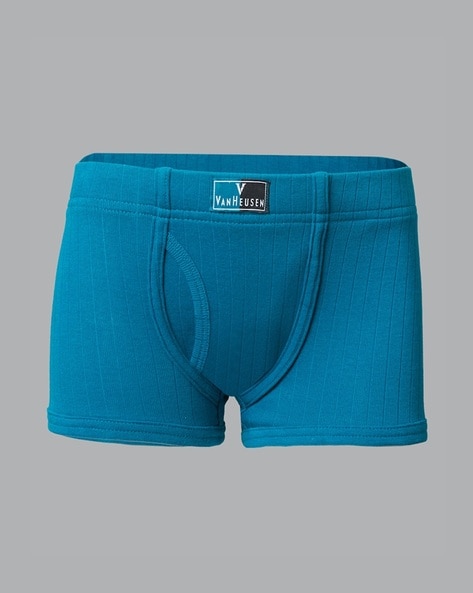Van Heusen Intimates Trunks, Van Heusen Boys Super Combed Cotton Trunks -  Anti Bacterial And Colour Fresh - Pack of 2 for Boys a