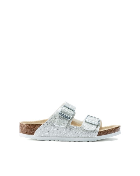 White sparkly hot sale birkenstocks