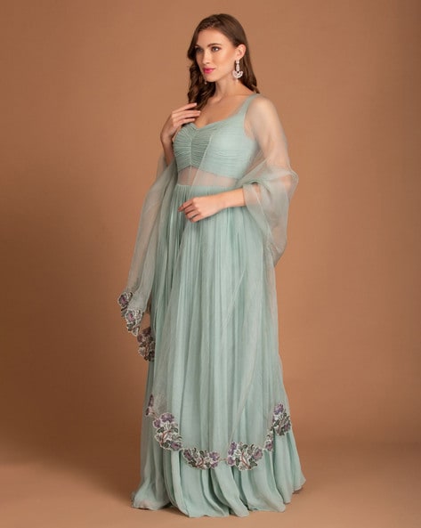 Classy outfit with pastel floral... - Shagun By Nimani's | Facebook