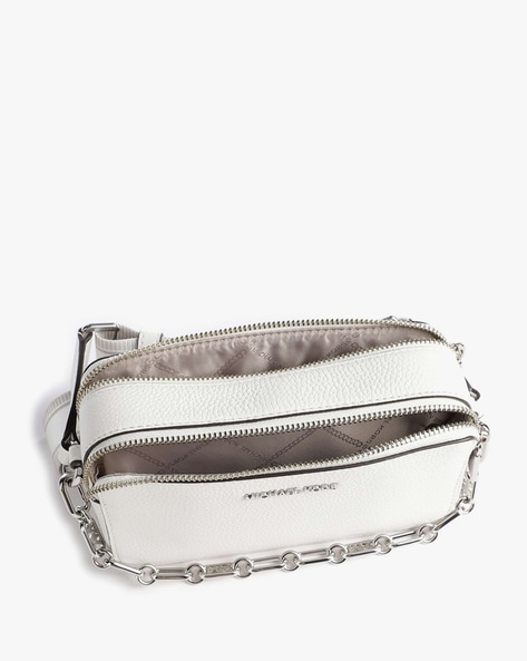 Jet Set Small Pebbled Leather Double Zip Camera Bag