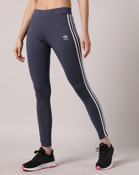 Buy Cut & Sew Striped Running Leggings Online at Best Prices in India -  JioMart.