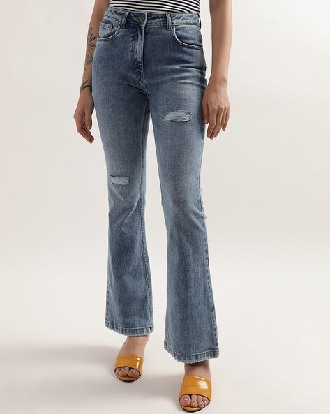 Elle Mid-Rise Relaxed Fit Jeans