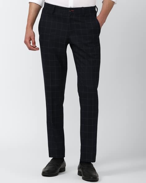 Buy Black Trousers Pants for Men by SIMON CARTER Online