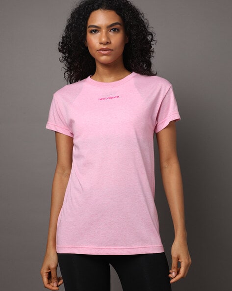 Buy Pink Tshirts for Women by NEW BALANCE Online