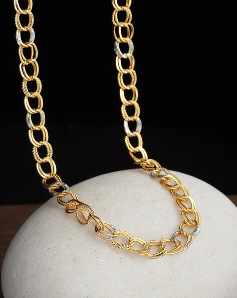 Buy 14K Gold Double Curb Chain Necklace, Vienna Chain Necklace, Armoured  Chain, Everyday Gold Jewelry, Minimal Jewelry, Gift for Her, Bold Online in  India - Etsy
