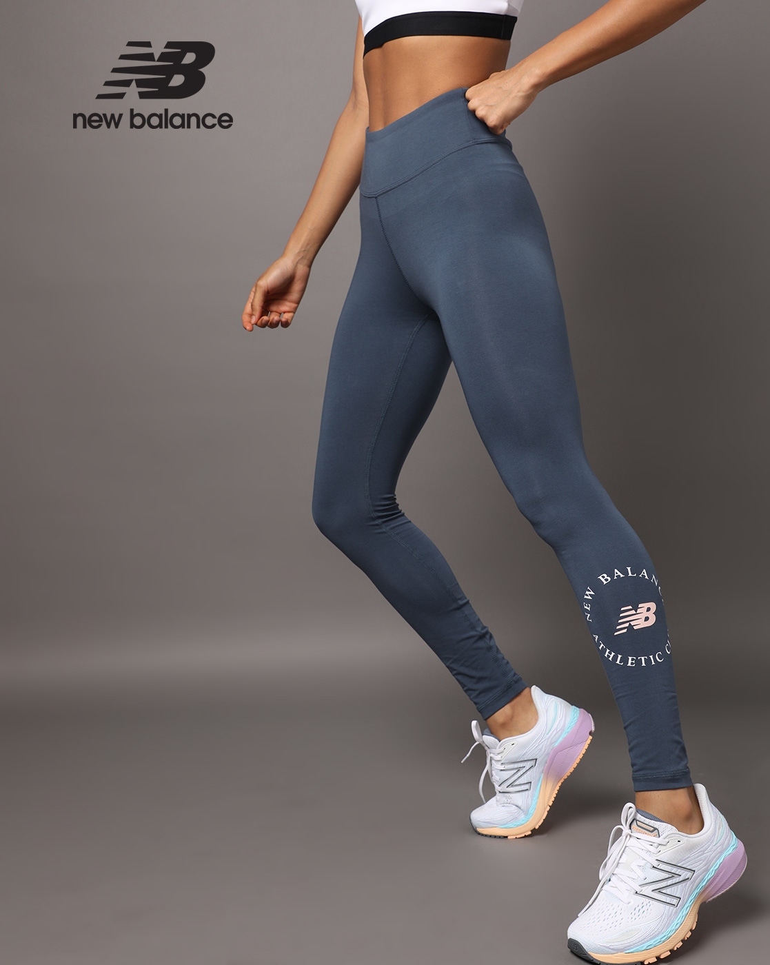 NEW BALANCE SPORT HIGH WAISTED TIGHT WOMENS BLACK | The Athlete's Foot