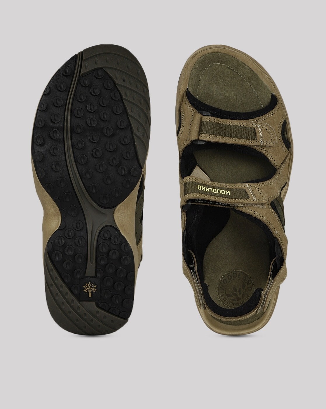 Louis Vuitton Green/Black Suede and Fabric Velcro Sandals Size 42 For Sale  at 1stDibs