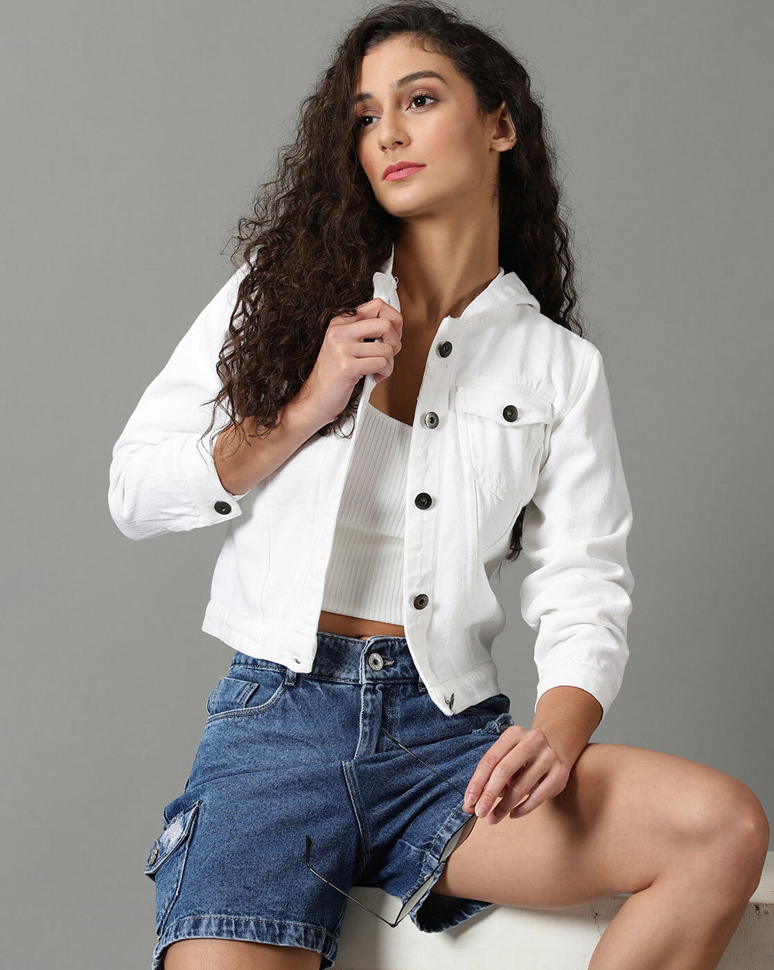 YouSexy Cropped Denim Jackets for Women Long Sleeve India | Ubuy