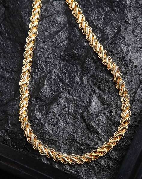 22ct Gold Spiga chain in 22 inches for men and women