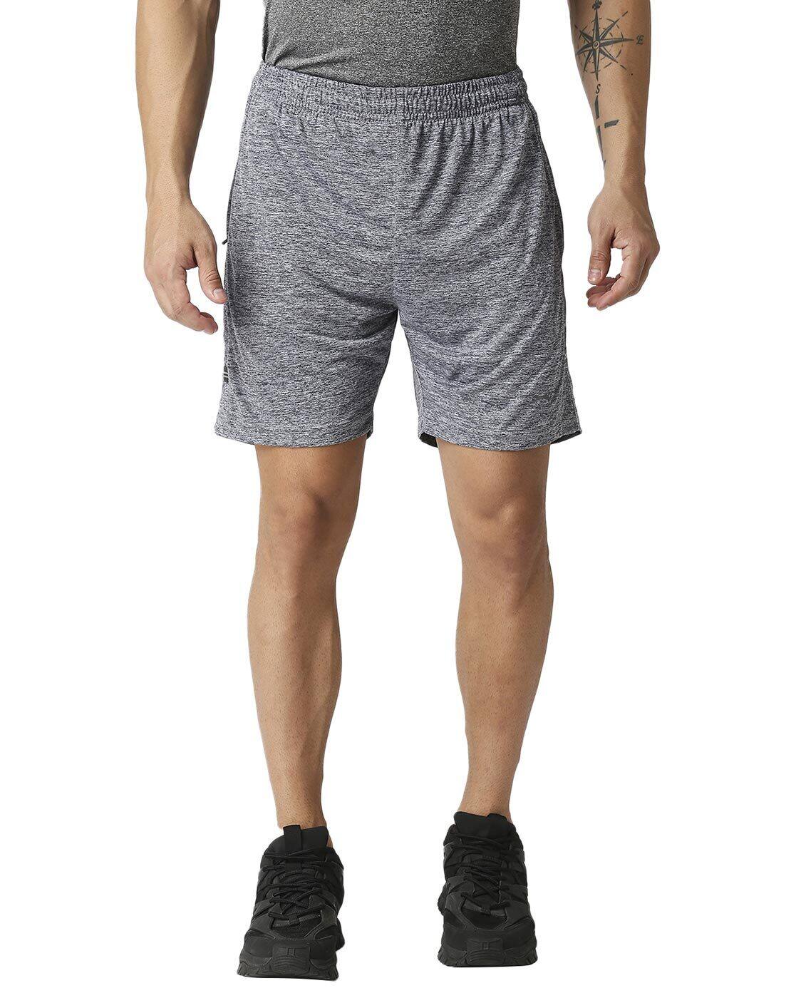 Buy BLACK PANTHER Flat-Front Knit Shorts with I Online | Ajio.com