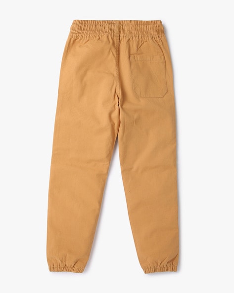 Brown cheap khaki joggers