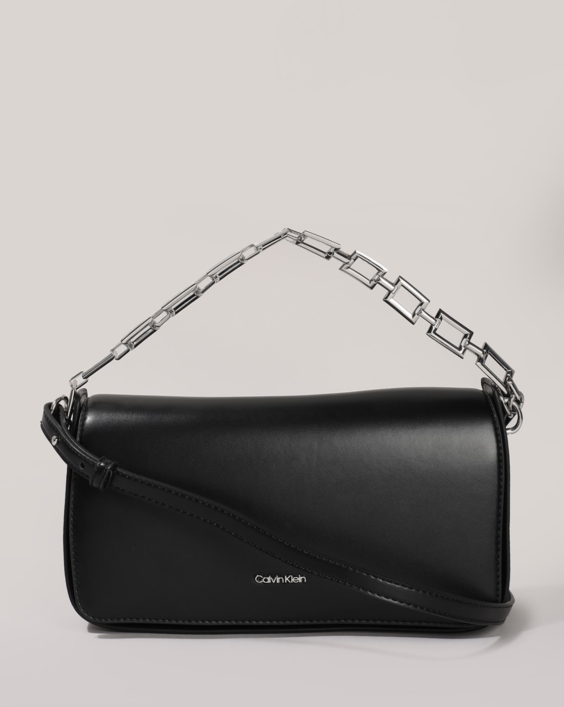 Calvin Klein Handbags Saffiano Leather Tapered Tote SMOKE GREY/BLACK NWT on  eBid United States | 178618206