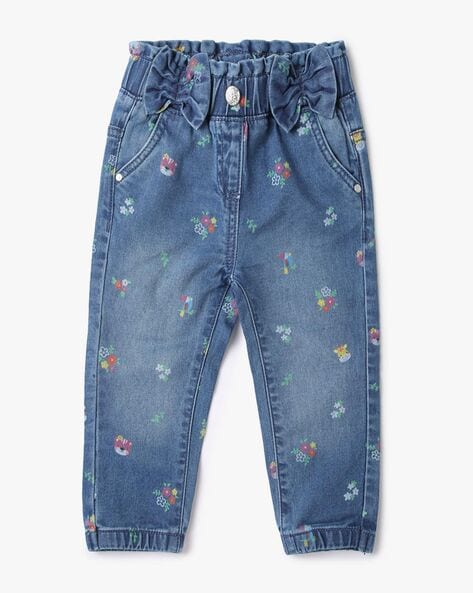 Isabel Marant Jippoly Oversize Abstract Floral Denim Pants | Nordstrom