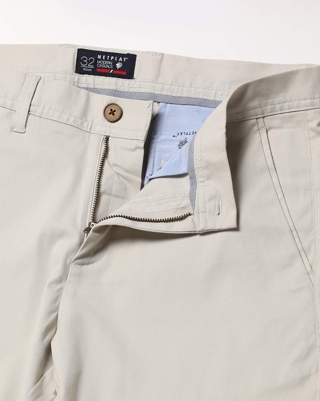 NETPLAY Flat-Front Cropped Chinos |BDF Shopping