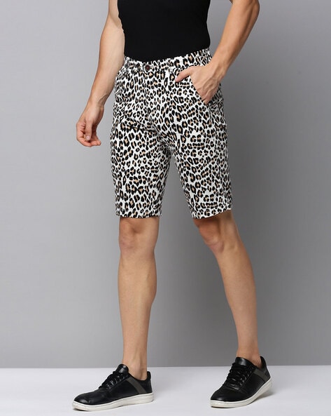 Short animal print discount hombre