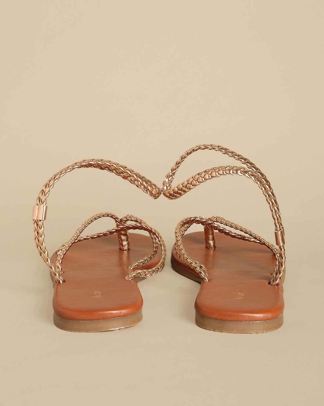 Buy Rose Gold Flat Sandals for Women by HI-ATTITUDE Online | Ajio.com