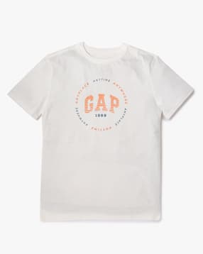 gap kids Logo Print Round-Neck T-Shirt-picture-32