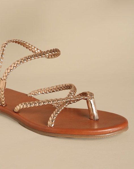 Pèpè braided-strap Leather Sandals - Farfetch