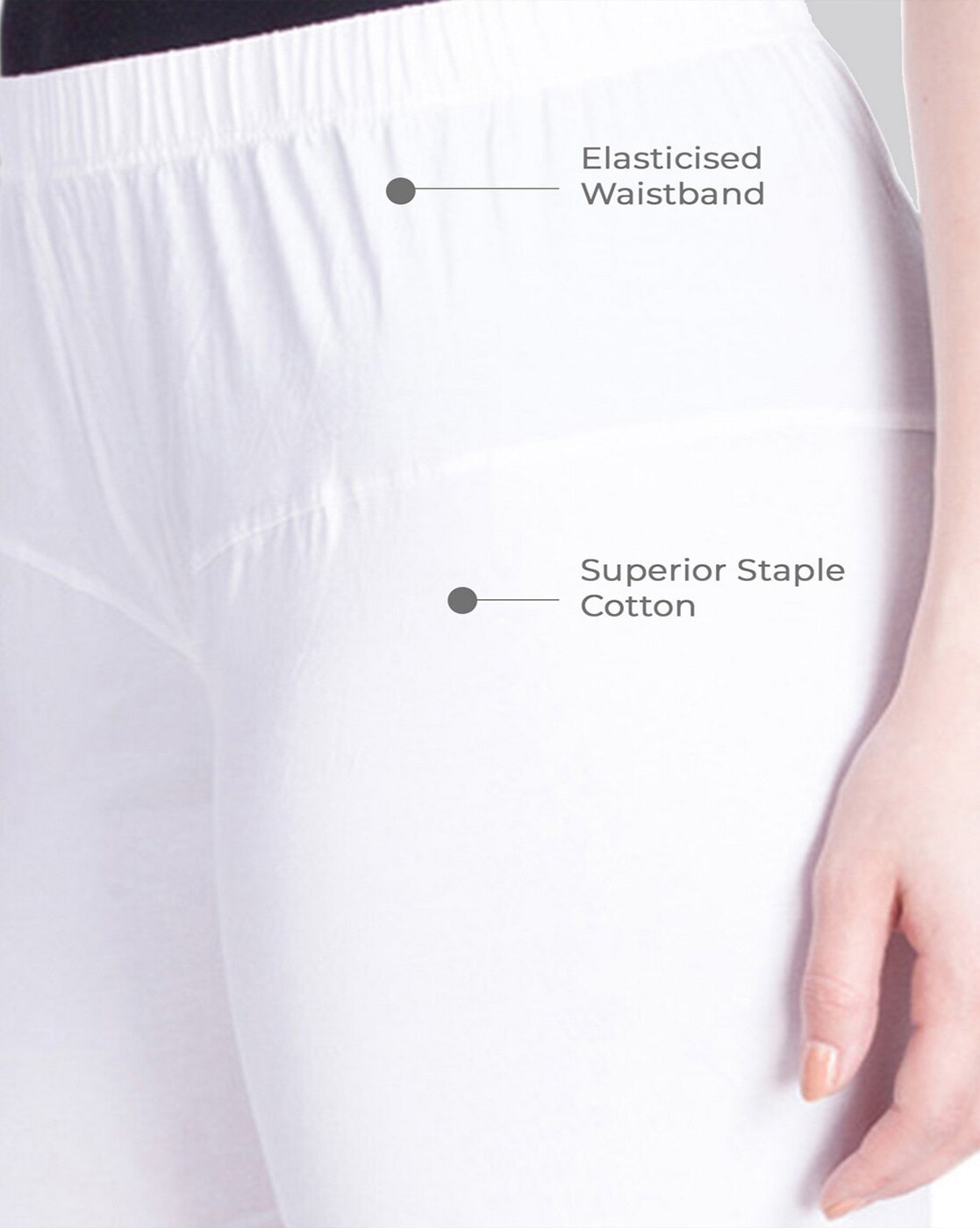 Buy White Leggings for Women by LYRA Online