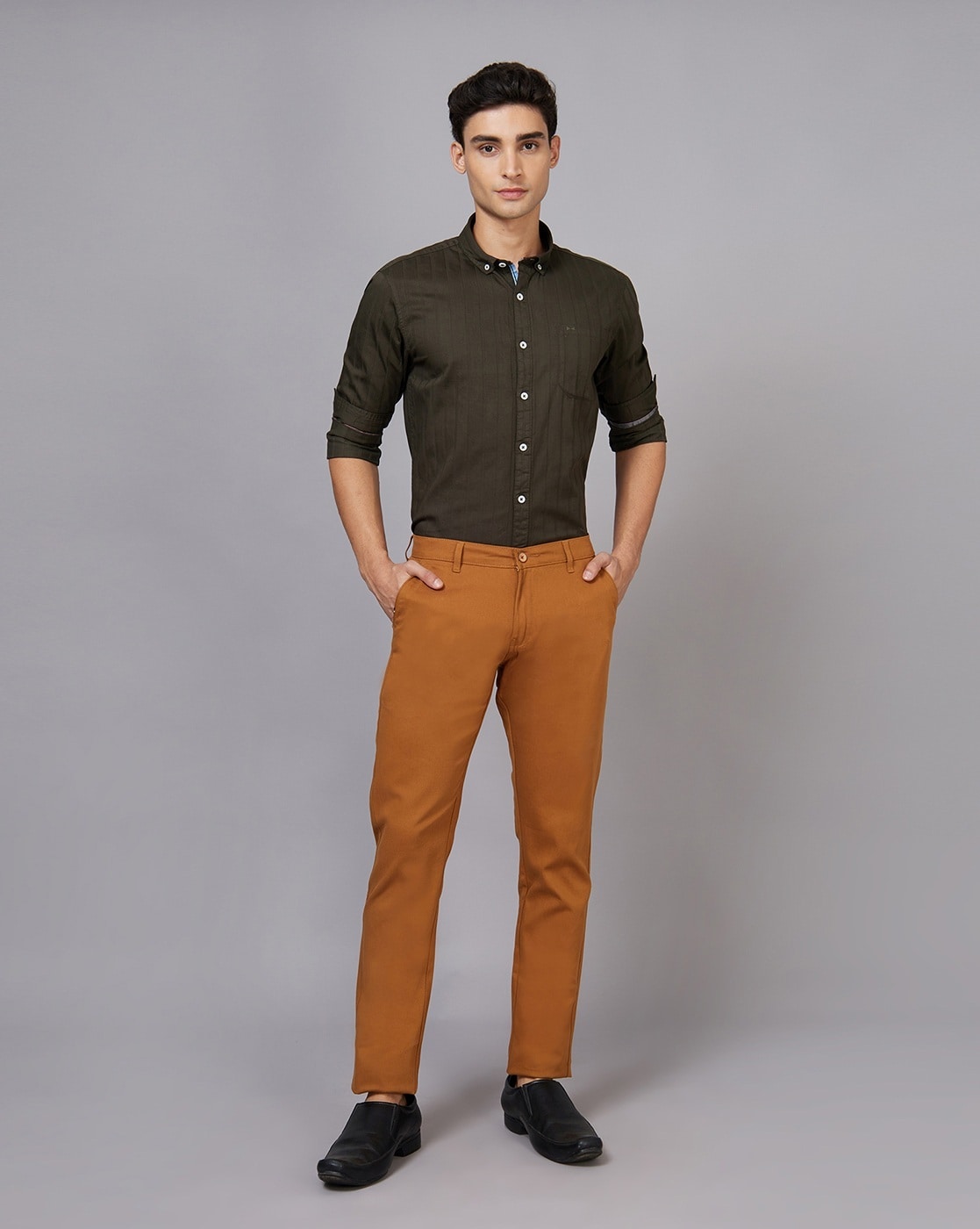 coffee color pant matching shirtepayhssppin