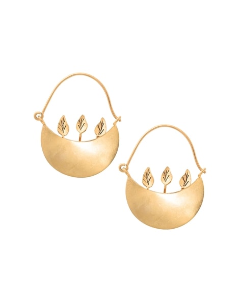 Brass Golden Latest Design Handmade Earring