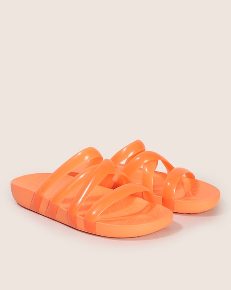 Orange discount ladies sandals