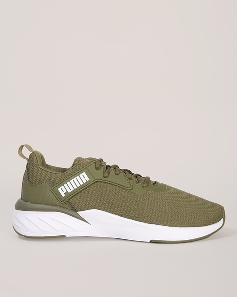 Puma trainers clearance green men