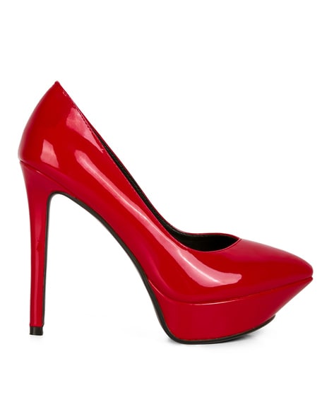 Buy Flat n Heels Pumps For Women ( Red ) Online at Low Prices in India -  Paytmmall.com