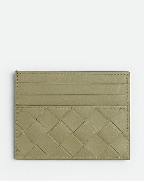 BOTTEGA VENETA Intrecciato leather phone pouch