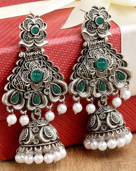 Madhvi Gold Earring Online Jewellery Shopping India | Dishis Designer  Jewellery