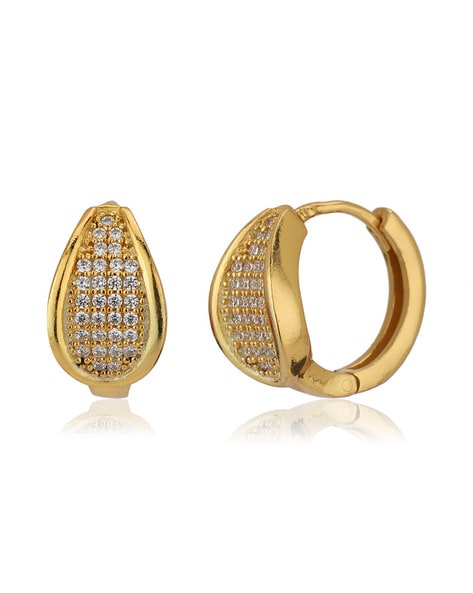 Buy Hoop Earrings Online in India | 100+ Gold Hoop Earrings Designs @ Best  Price | Candere by Kalyan Jewellers