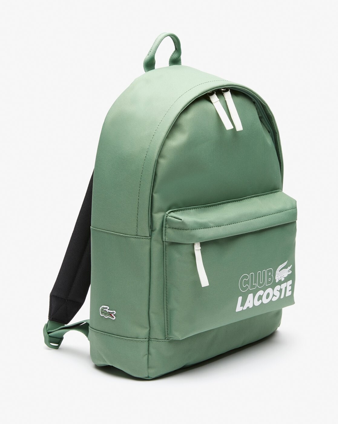 Green cloth backpack Lacoste Green in Cloth - 1417180