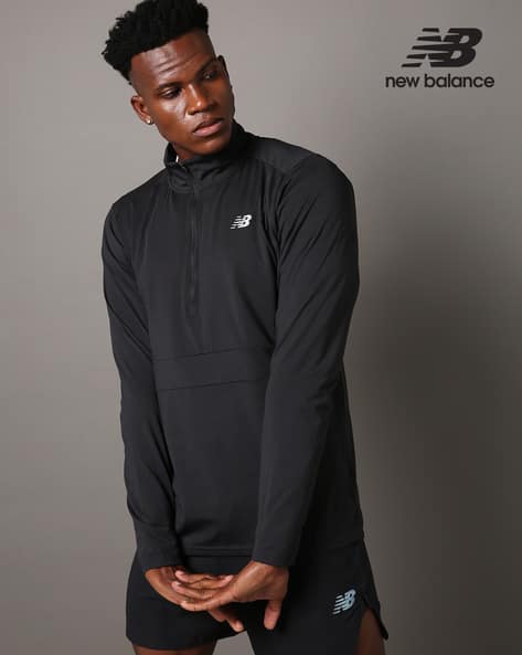 half zip sweatshirt new balance heat quarter zip