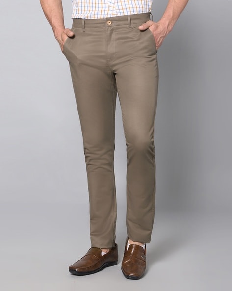 Casual Wear Plain Men Light Brown Polo Fit Pant, Handwash at Rs 450/piece  in Mumbai