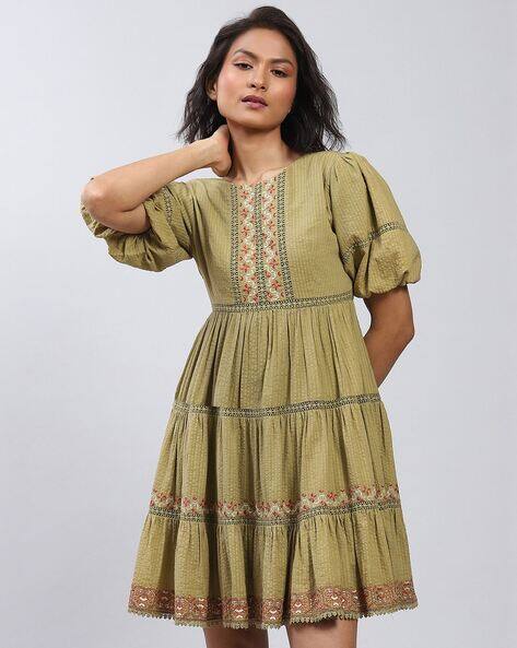 LABEL RITU KUMAR Louisa Short Dress