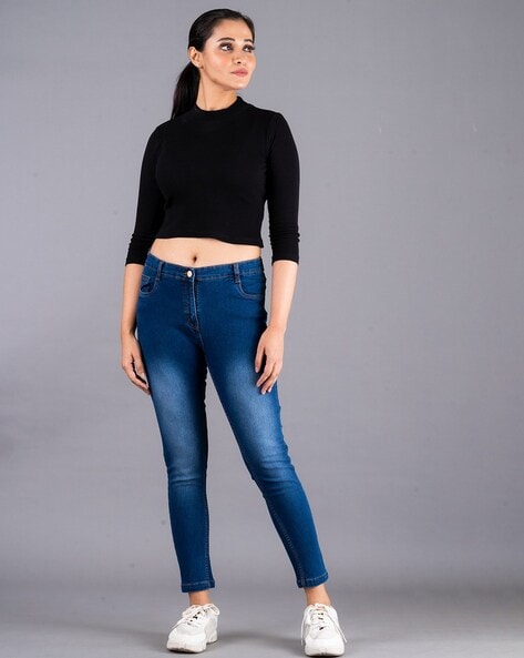 Buy Blue Jeans & Jeggings for Women by BLUE TREND Online