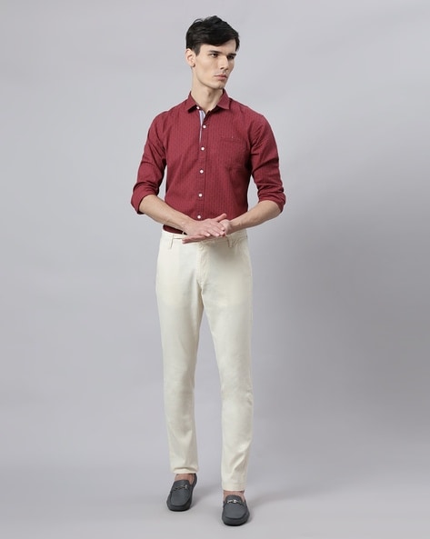 7083 White Shirt Beige Pants Images Stock Photos  Vectors  Shutterstock
