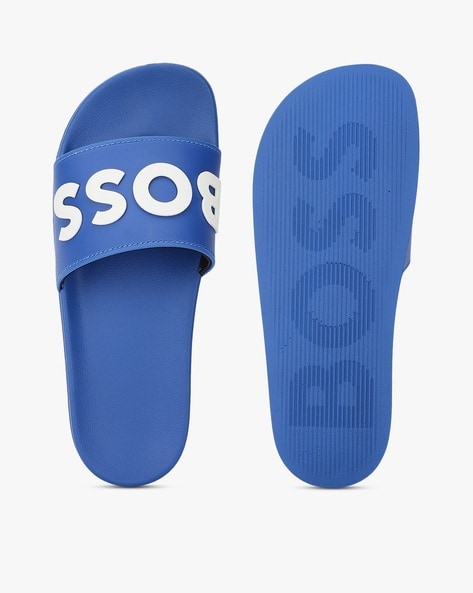 Hugo boss best sale sliders blue