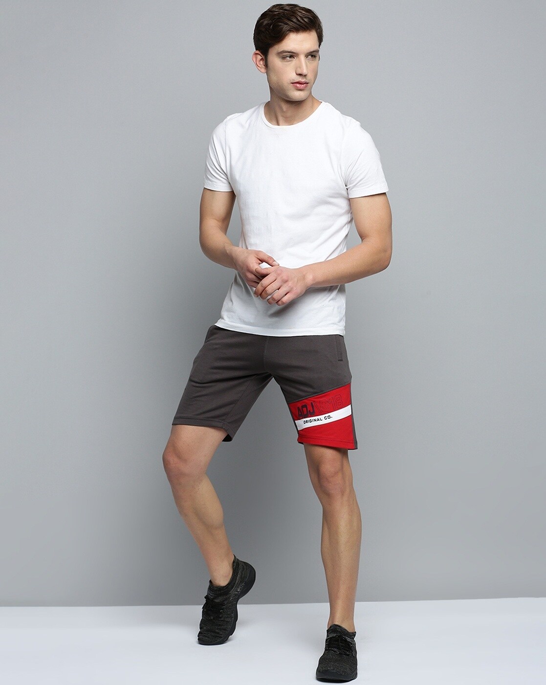 Buy Brown Shorts & 3/4ths for Men by SHOWOFF Online