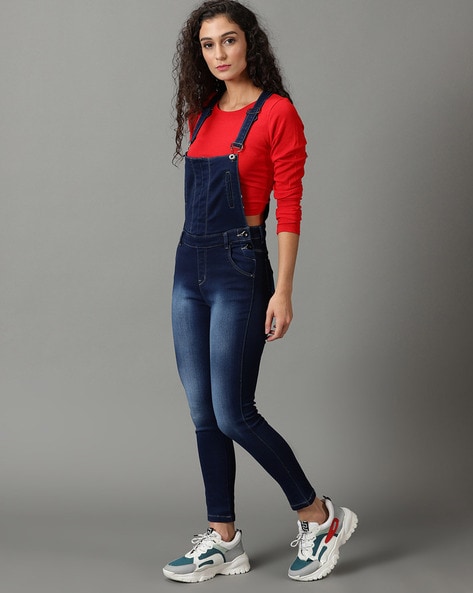 Women Dungaree, Women Navy Dungaree, Women Latest Dungaree, Women  Jumpsuit, Women Navy Dress, Women Stylish Dungaree