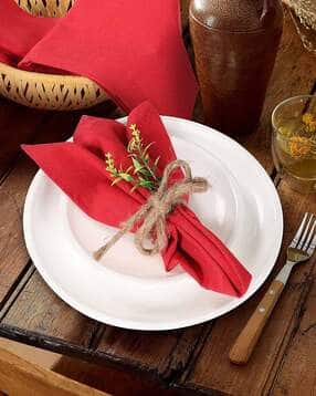 Pack of 12 Cotton Dinner Table Napkins-image-10