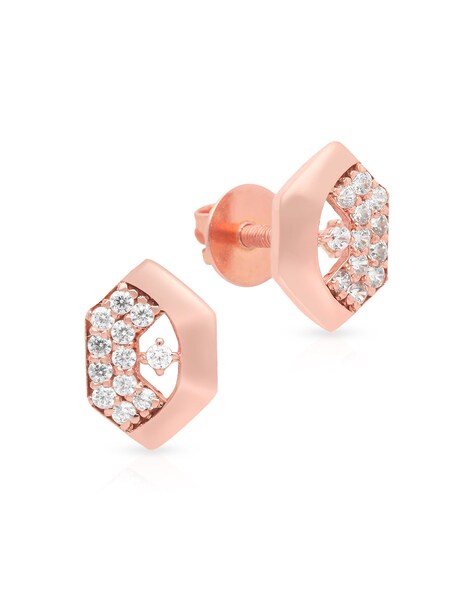 Mini Gem Huggie Earrings in 18ct Rose Gold Vermeil on Sterling Silver and  Pink Tourmaline | Jewellery by Monica Vinader