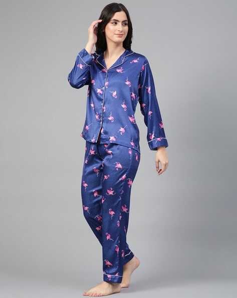 Satin discount night pyjamas